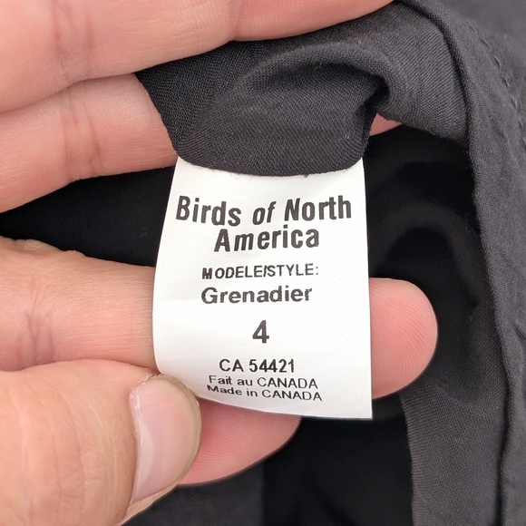 Birds Of North America "Grenadier"Sleeveless Little Black Dress Cutout Back Sz 4 - Picture 9 of 11